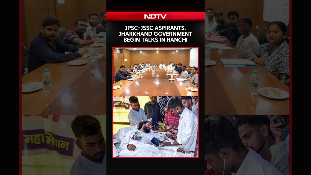 Jharkhand Protest | JPSC-JSSC Aspirants, Jharkhand Government Begin Talks In Ranchi