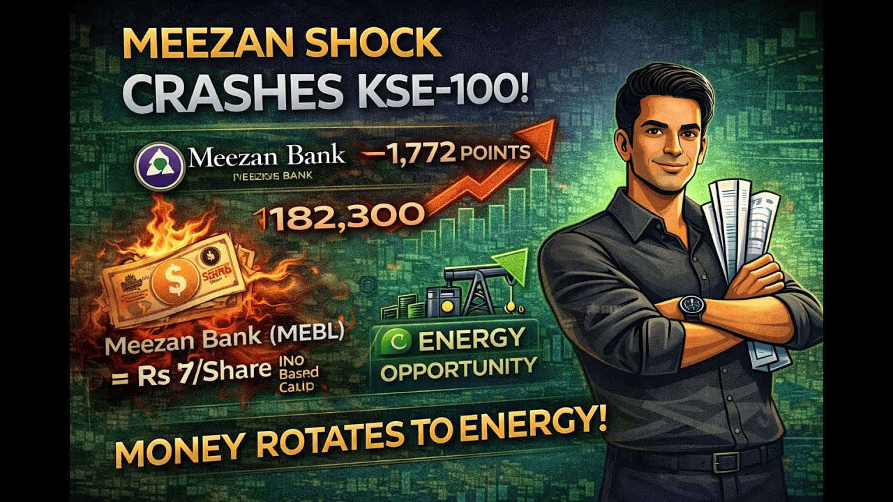 KSE-100 Drops 1,800 Points After Meezan Results &mdash; What Happens Next?