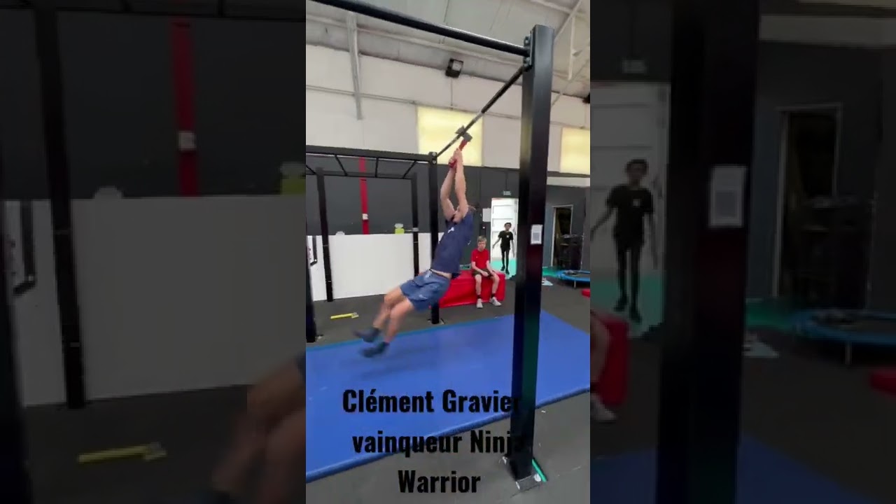 Clément Gravier vainqueur Ninja Warrior a Lyon chez Warrior Adventure Lyon