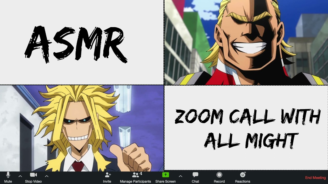 [ASMR] Zoom Call with your father All Might