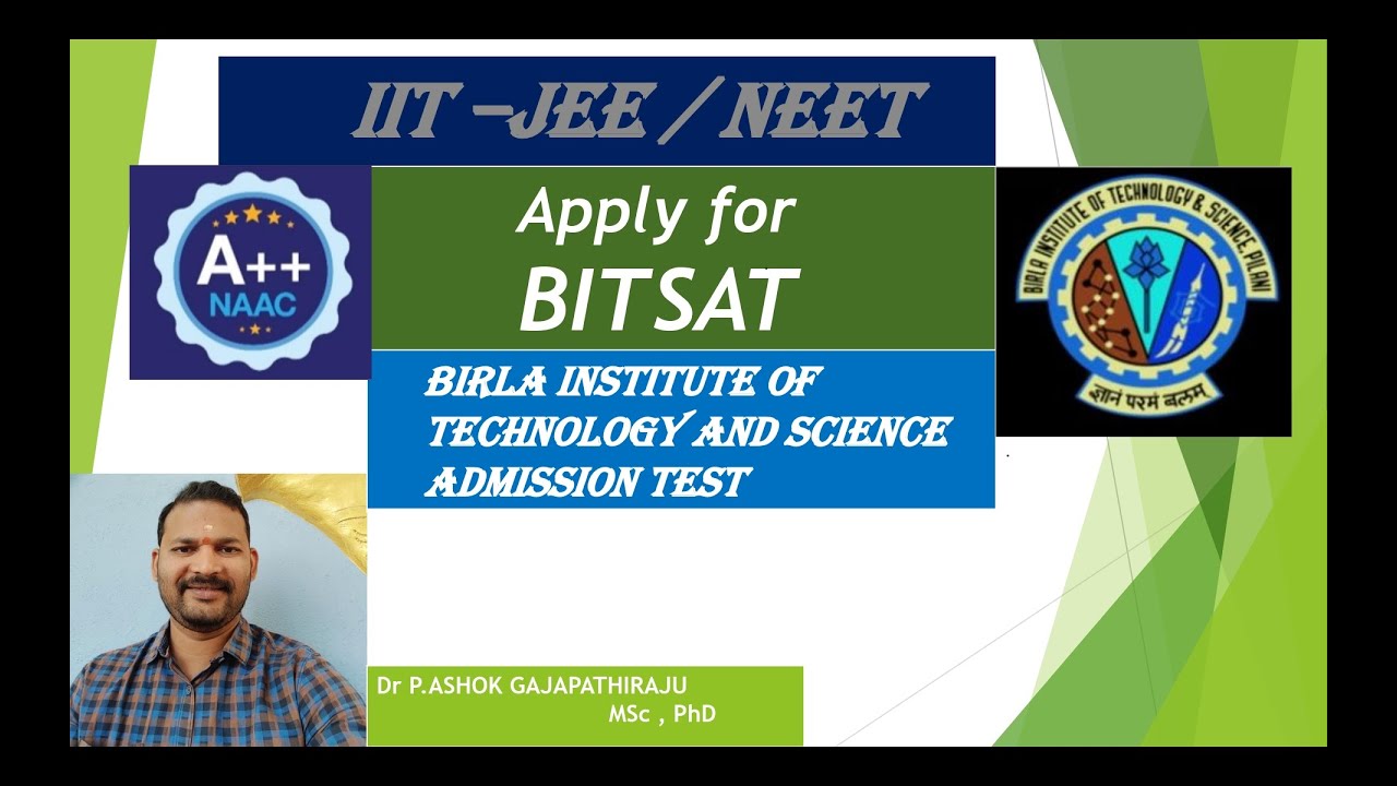 APPLY BITSAT EXAM