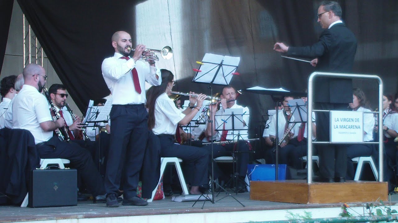 Banda Mus. Melres (Maestro: Luís Macedo) | LA VIRGEN DE LA MACARENA-B.B. Monterde - Sol: Marco Silva