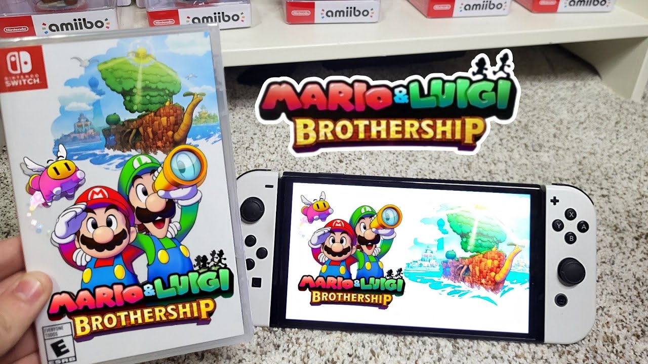 Mario & Luigi Brothership Unboxing and Gameplay