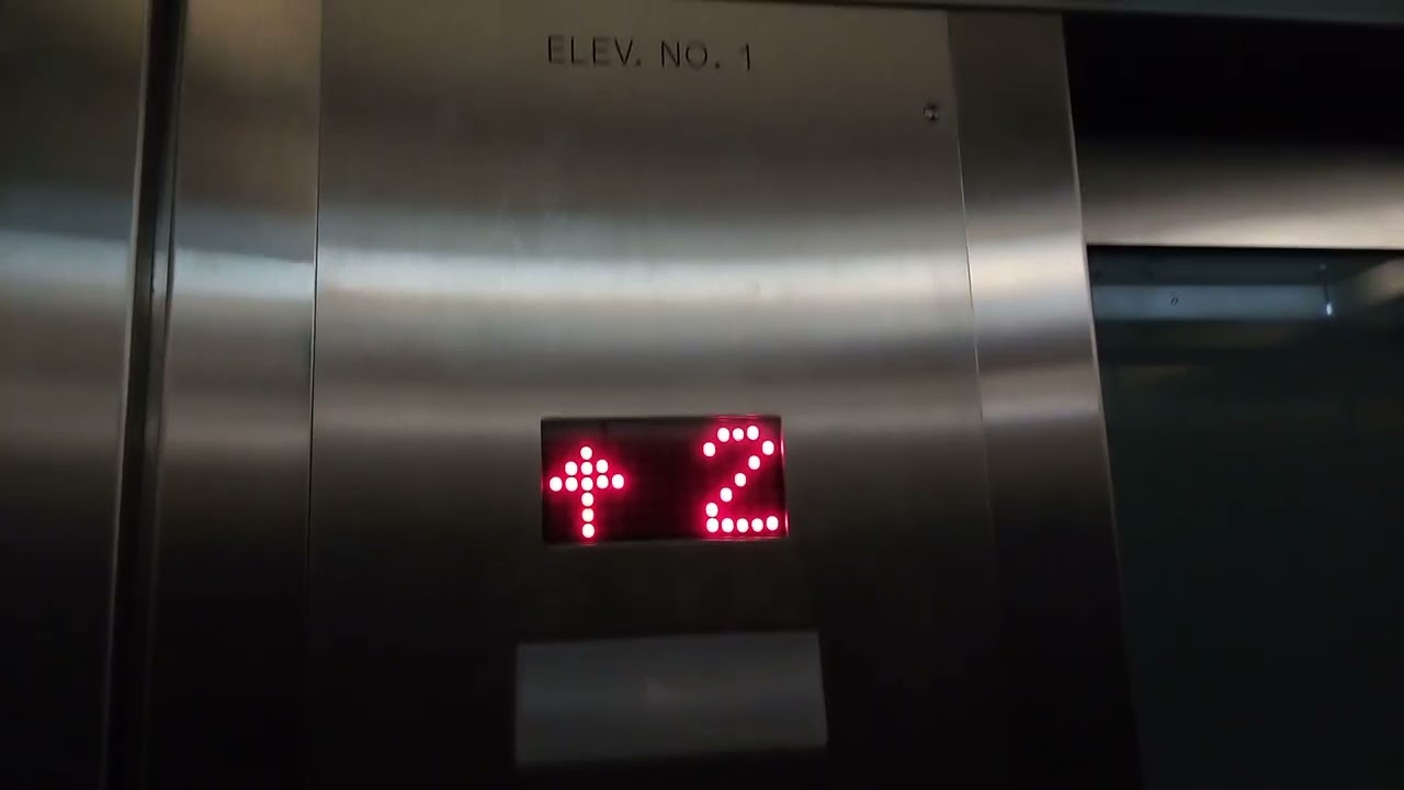 HUGE MEI Hydraulic elevator @ Park Plaza Little Rock AR 