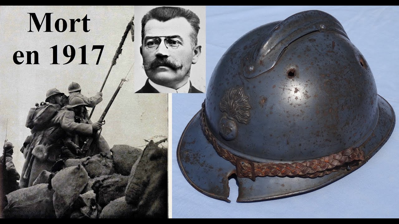 Mort en 1917 - Enquête sur le casque du Colonel Marcel Robert