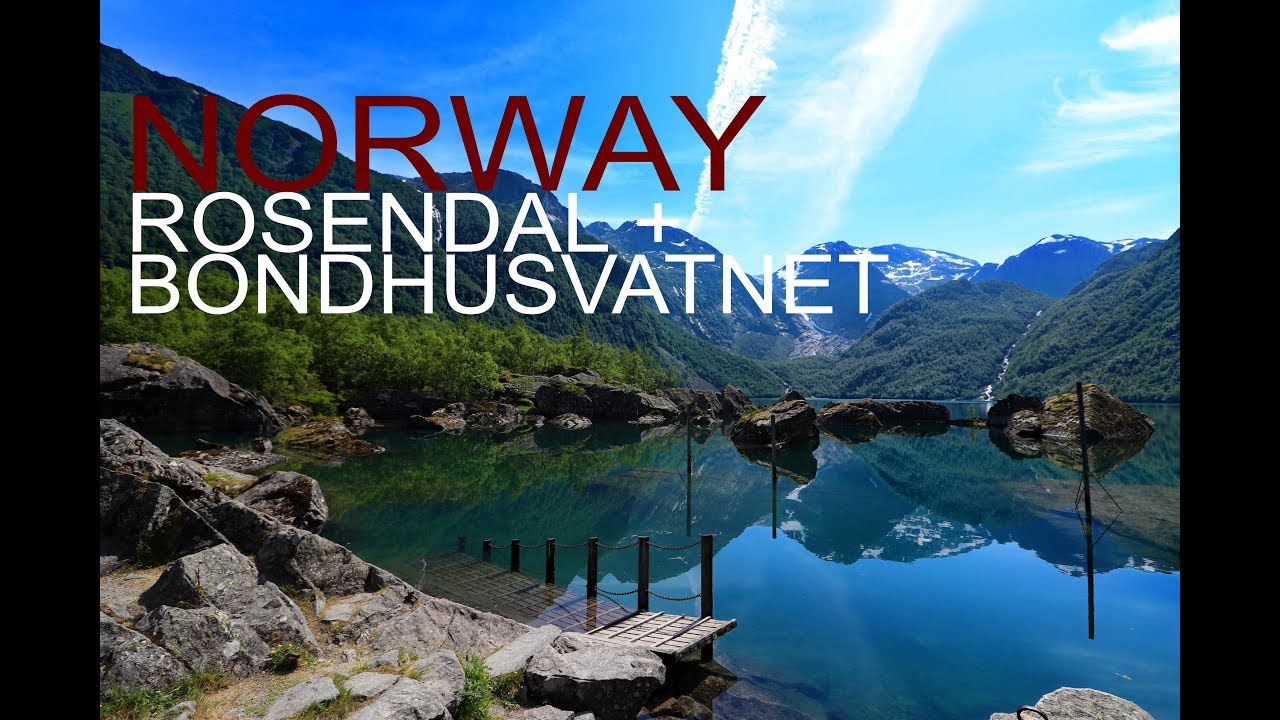 🇳🇴NORWAY by drone - Rosendal+Bondhusvatnet -2- // DJI Mavic Air - 4K -