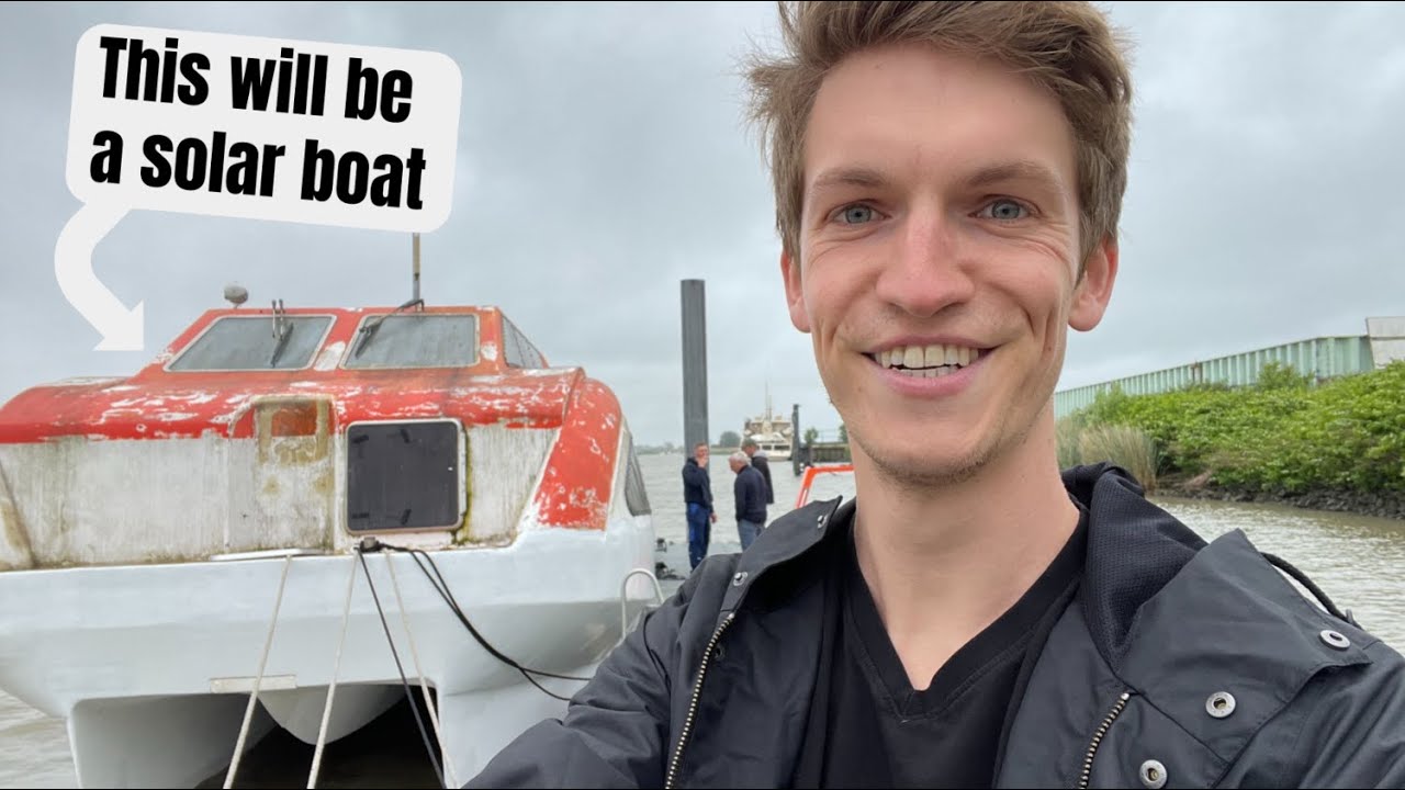 Pickup & Project Introduction - Turning a lifeboat into a solar yacht - H.o.G. Part 1