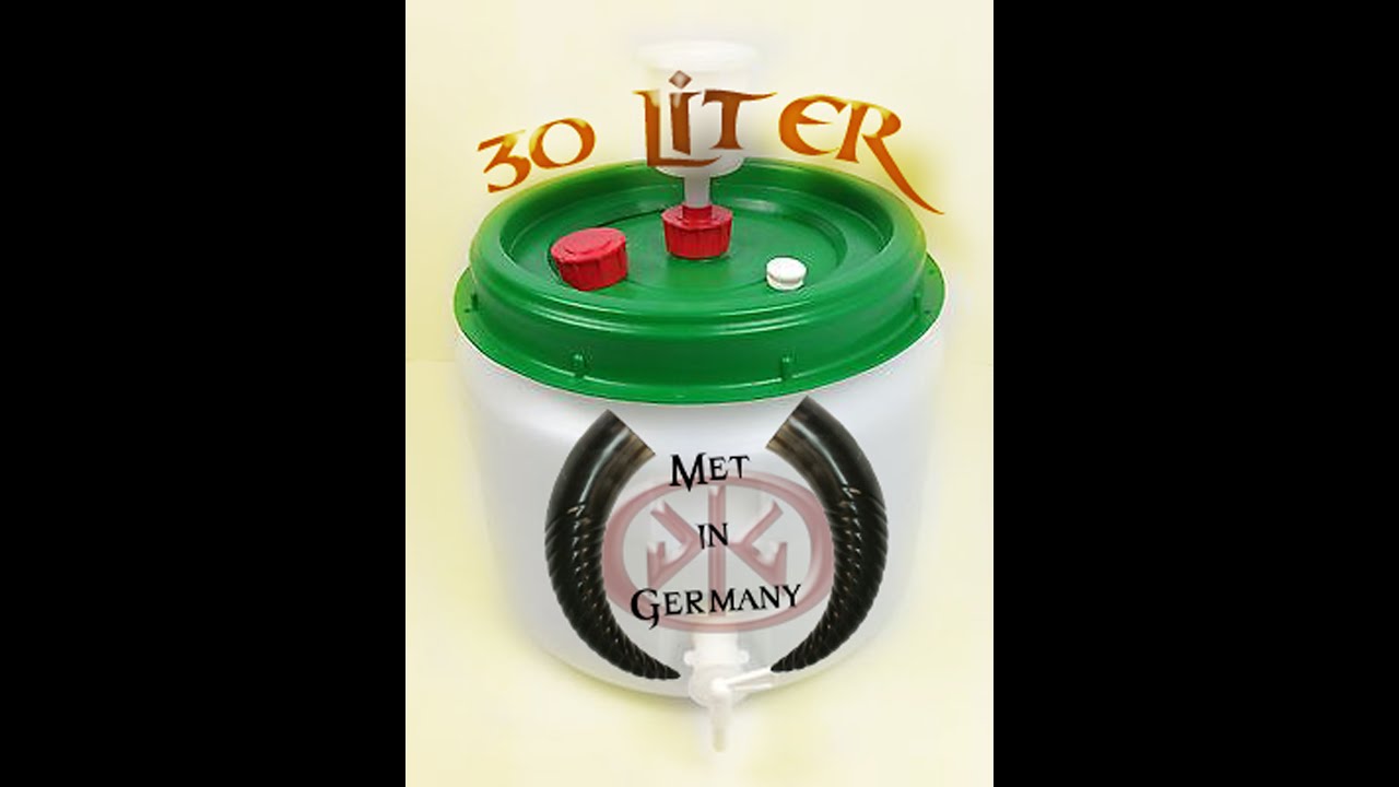 (fast) 30Liter Met-Teil 1/4-Der Ansatz- OHNE Reinzuchthefe, Hefen&auml;rsalz, S&auml;ure,    oder son