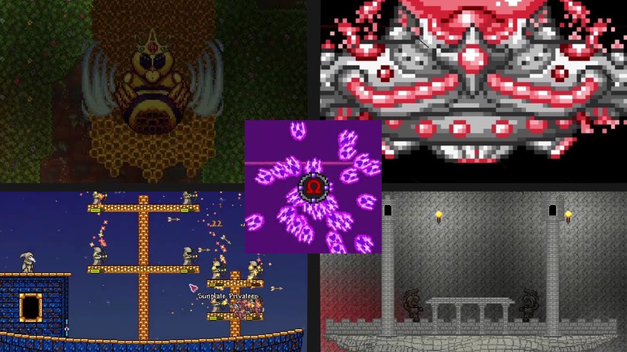 Terraria: Forgotten Evils (All Bosses: Cursed Mode)