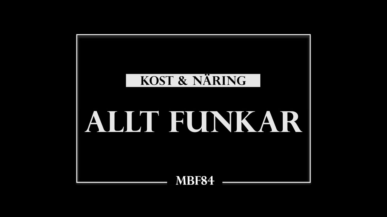 F&ouml;rel&auml;sning Kost och N&auml;ring - Allt Funkar