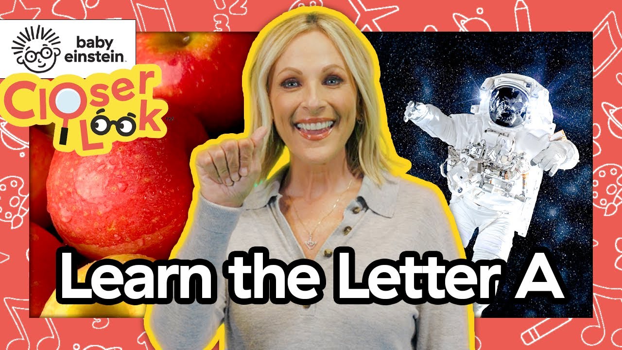 NEW! Closer Look: The Letter A 🔍 | Learning Letters With Marlee Matlin ⭐️ | Baby Einstein | Alphabet
