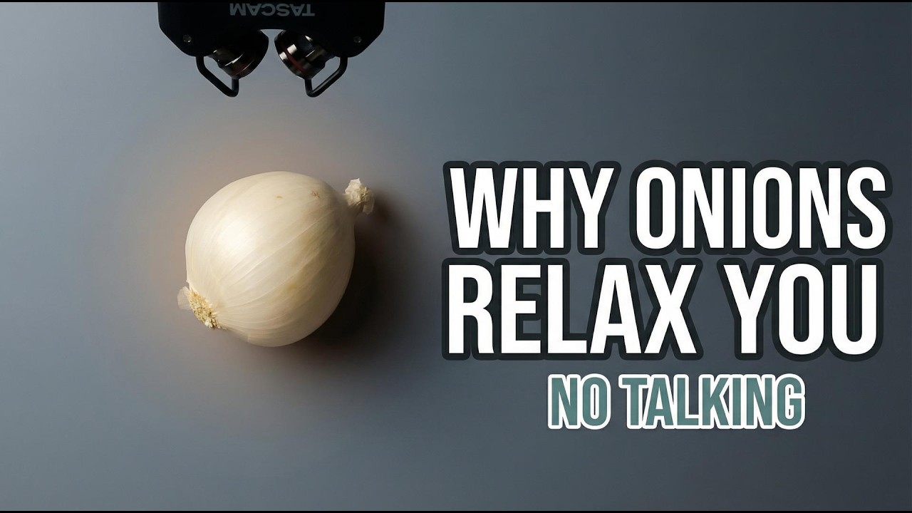 【ASMR】Why Onion Sounds Are So Relaxing | Onion triggers | No talking
