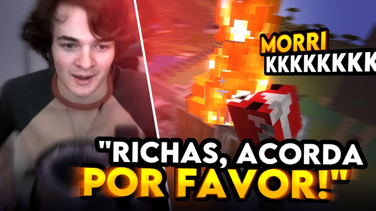 TUBBO QUASE INFARTOU COM A TROLLAGEM DO RICHARLYSON E BADBOY  - QSMP