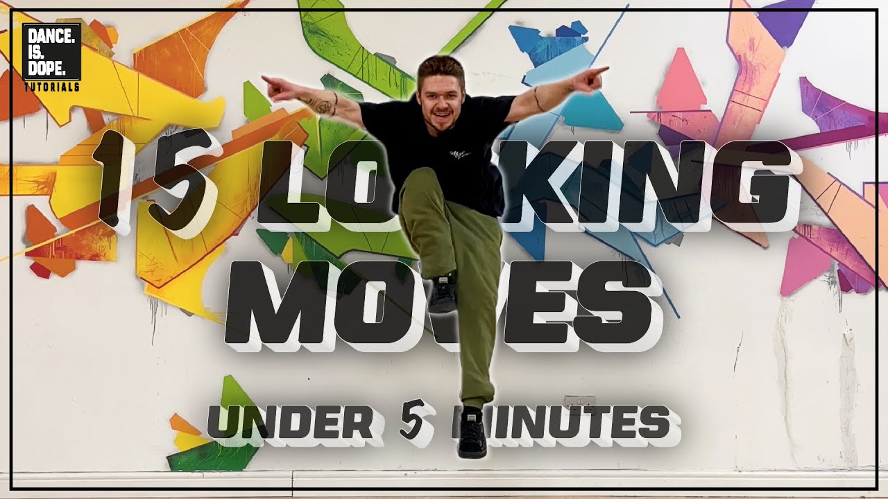 15 LOCKING DANCE STEPS & MOVES FOR BEGINNERS TUTORIAL