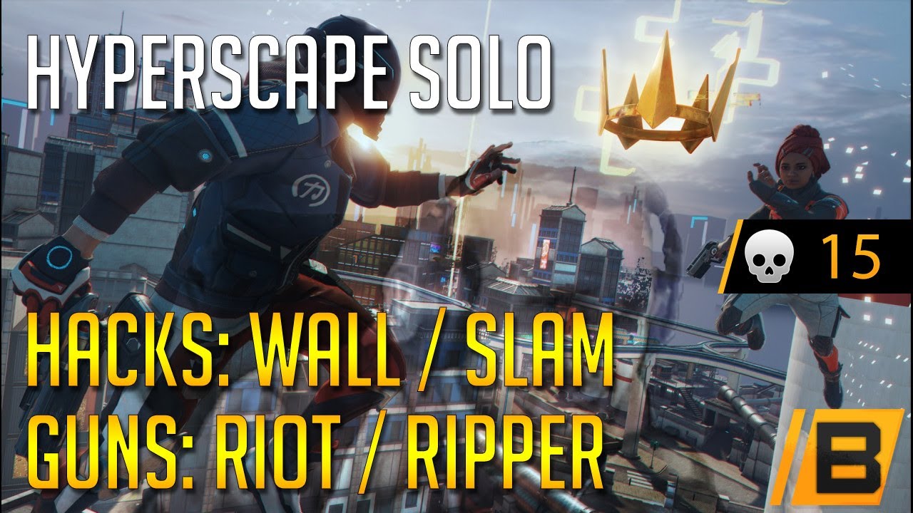 Solo Hyperscape victory - WALL / SLAM and Riot / Ripper combo
