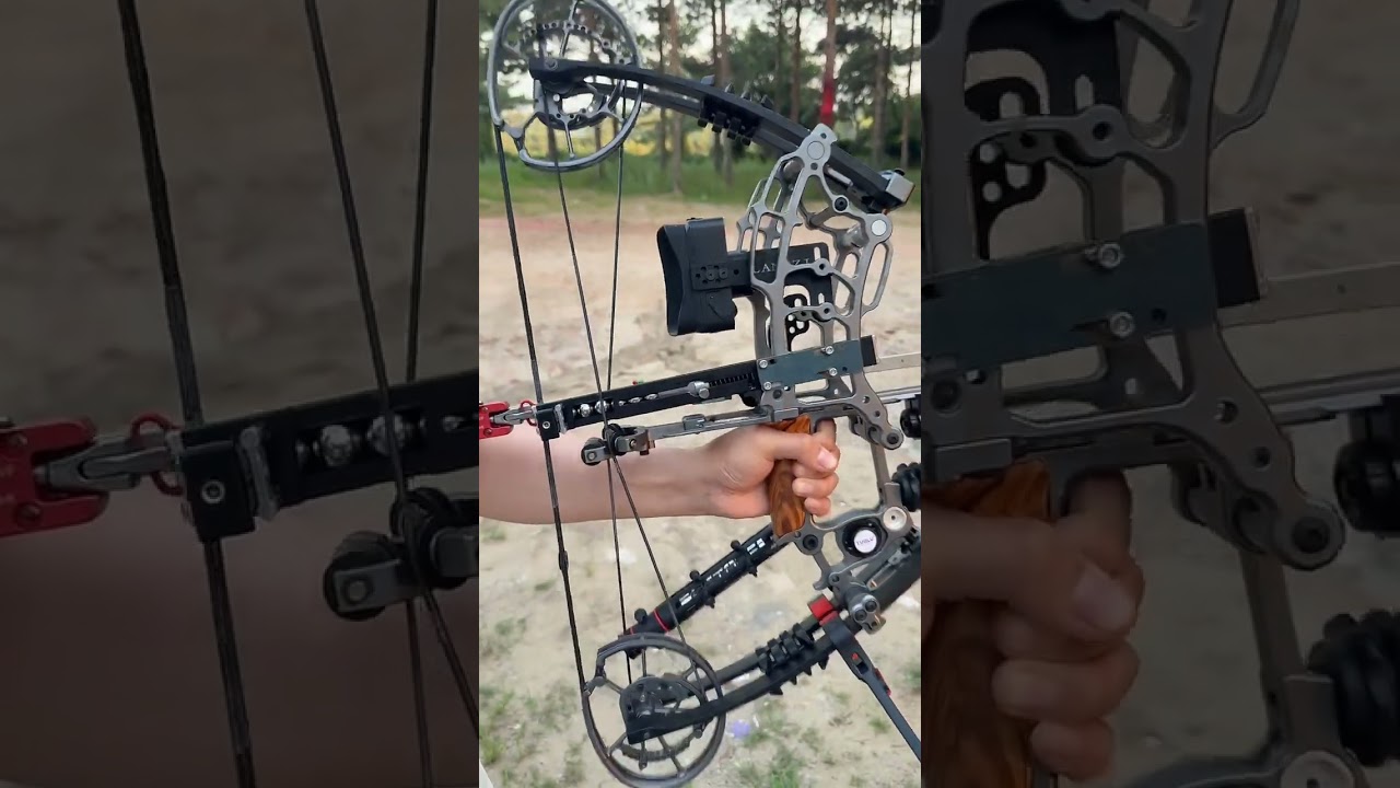 Compound bow with steelballs cartridge🎯🎯🎯 #compoundbow #cartridge #archeryaccessories #archerygame