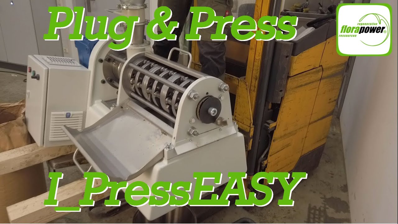 I_Press EASY Plug&Press от Florapower, ввод в эксплуатацию  и запуск производства - I_press SMART