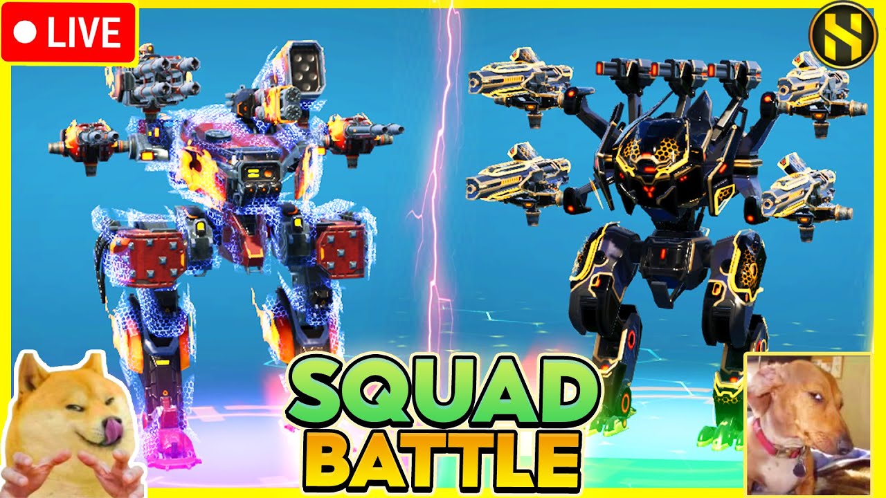 ASIA Squad Battle    __     HUY WR _Live _War Robots