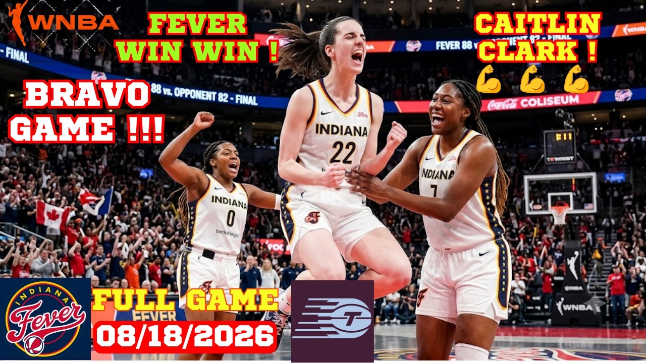 Fever против Tempo | ПОЛНАЯ ИГРА | 18 августа 2026 г. | WNBA 2026