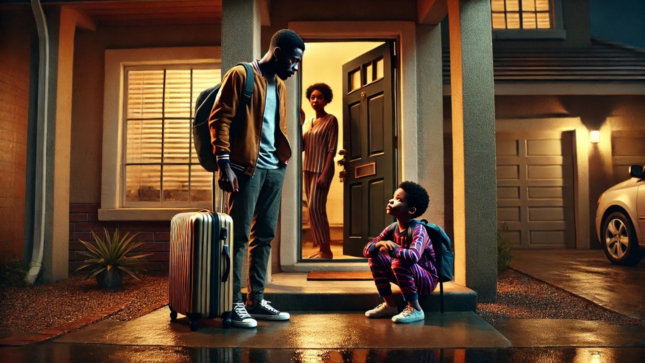 MHe returned unexpected from a trip and found his son locked out by his wife, what he discovered…