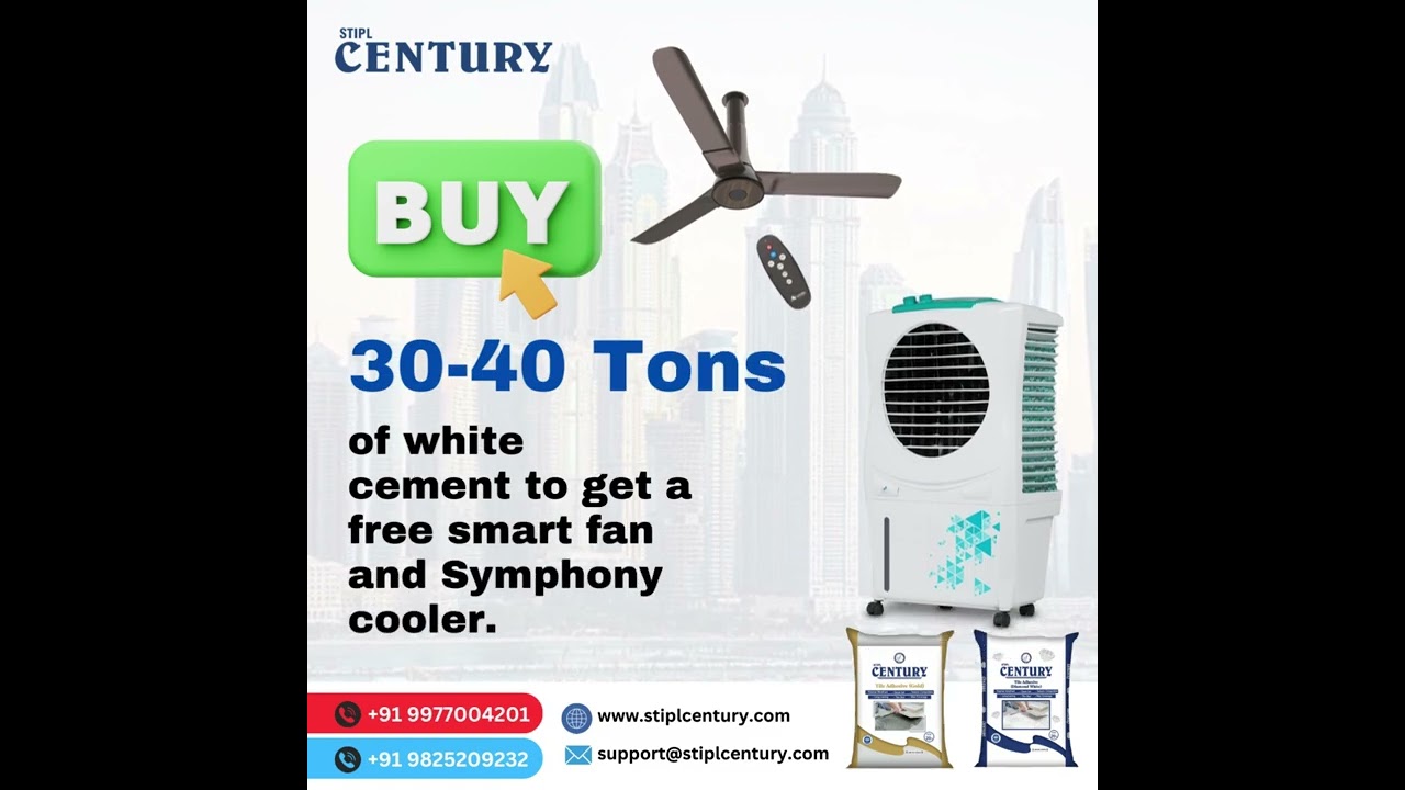 Buy White Cement in Tons and Get Rewarded! || Stipl Century