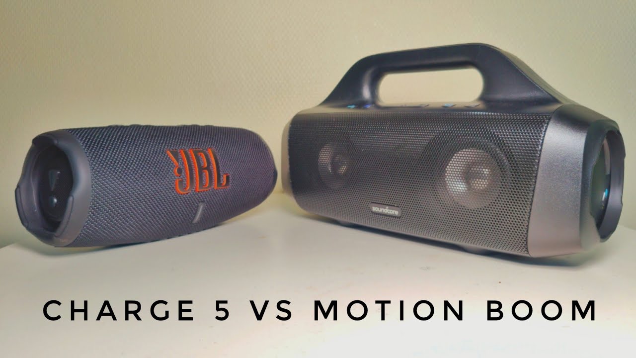 JBL CHARGE 5 против ANKER SOUNDCORE MOTION BOOM