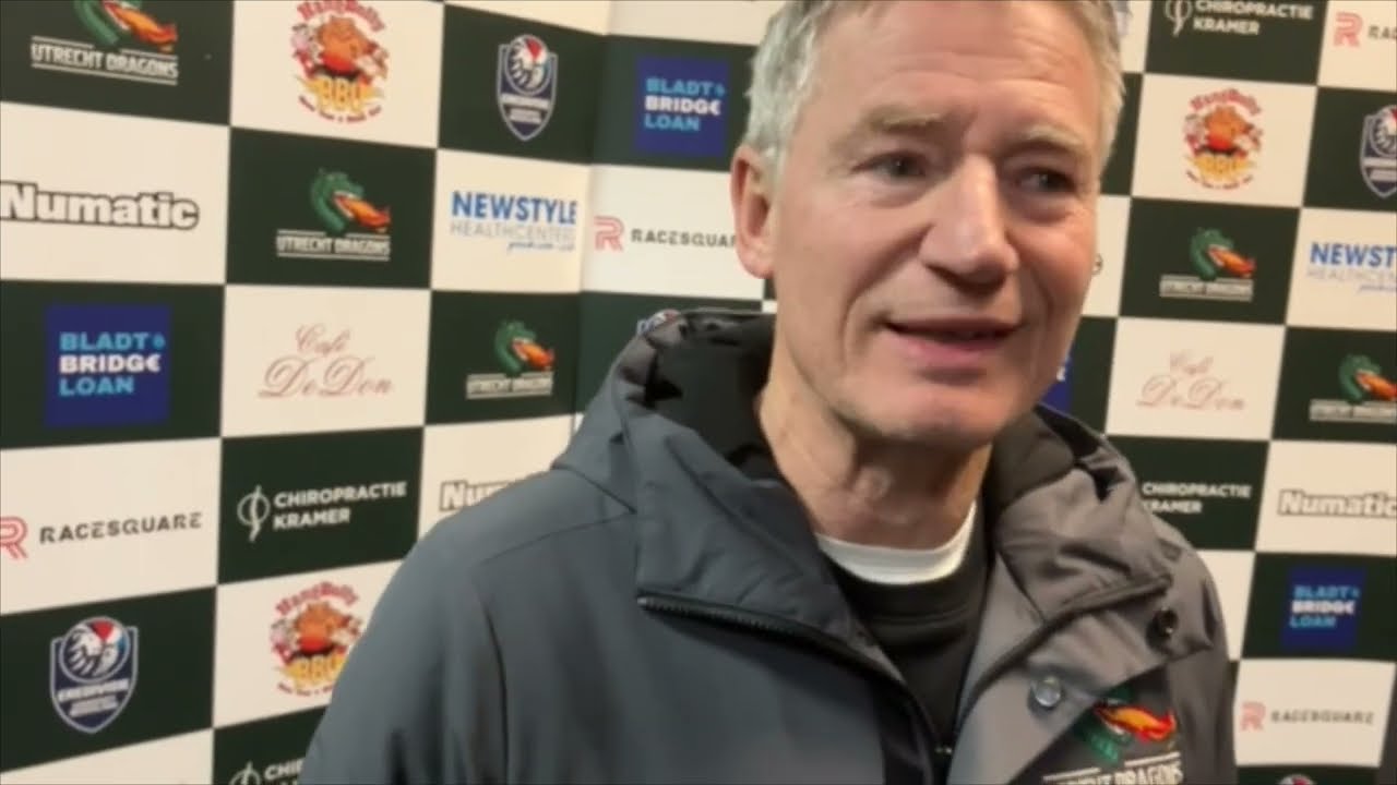 INTERVIEW Tonny Collard post game Utrecht Dragons - Amsterdam Tigers 2-4 eredivisie 31-01-2026