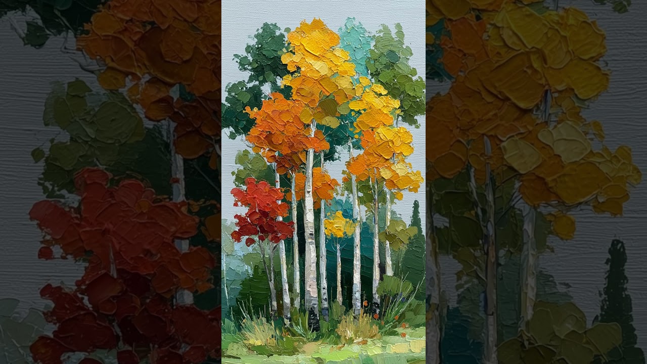 Birch Grove (Painting 
