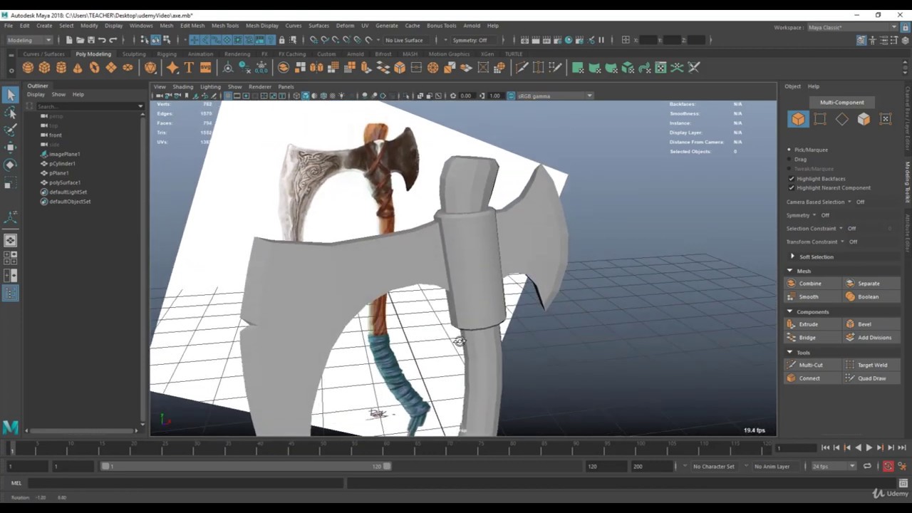 Anima Okul | Ders 2 Autodesk Maya Poligon Modelleme Teknikleri