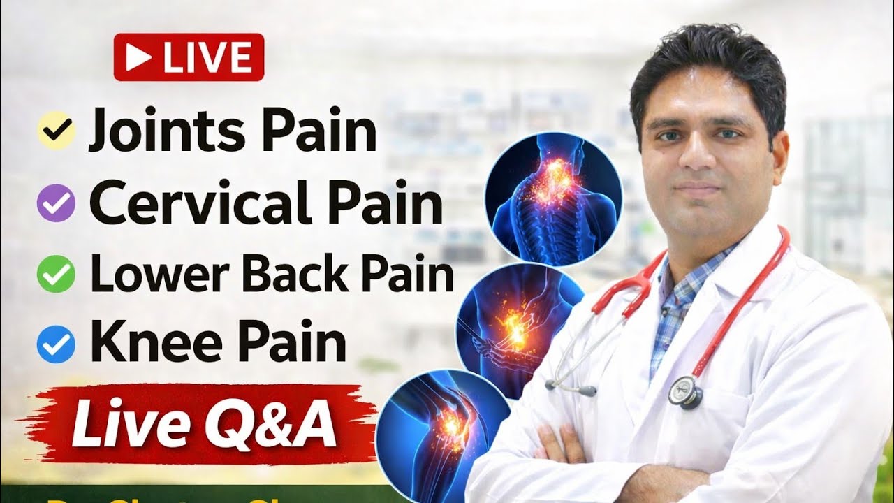 Joint Pain, Cervical Pain & Knee Pain LIVE | Ayurvedic Ilaj & Expert Q&A