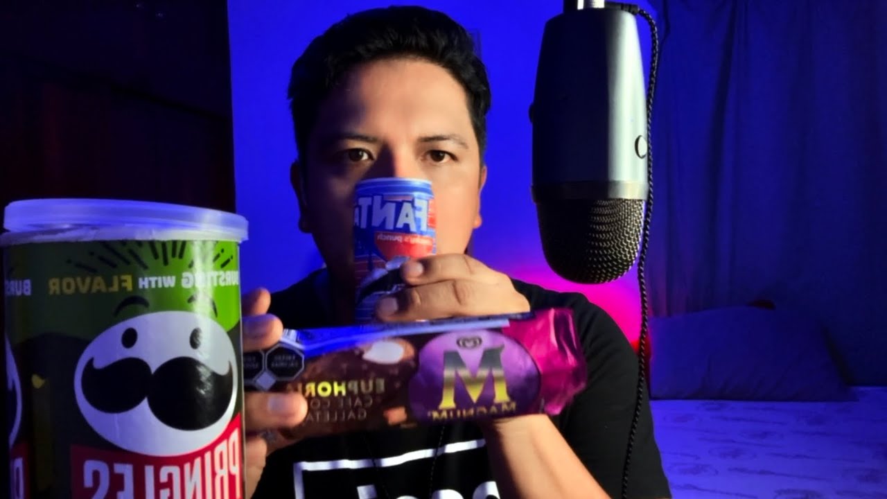 ASMR PRINGLES GUACAMOLE, MAGNUM, FANTA CHUKY / COMO ME REHABILITE 