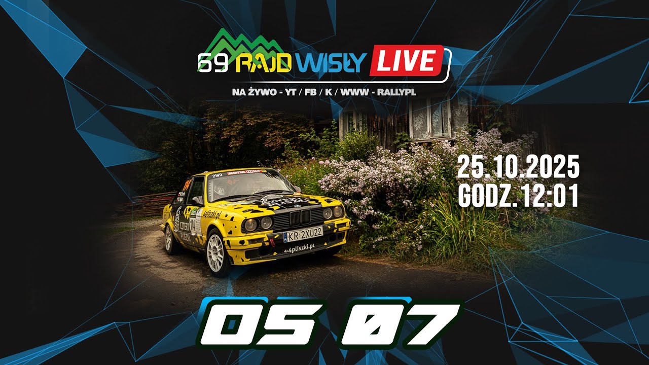 🎥 LIVE:  Rajd Wisły 2025 - OS7 Partecznik 2