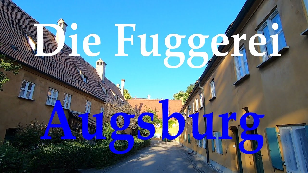 Die Fuggerei in Augsburg - älteste Sozialsiedlung der Welt