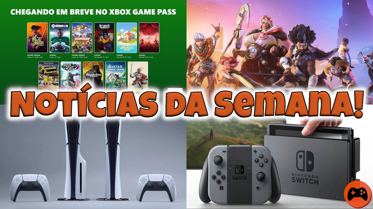 Notícias da Semana 📰 | Switch Bate Recorde, PS5 Impressiona e Próximo Xbox em 2027? e Mais