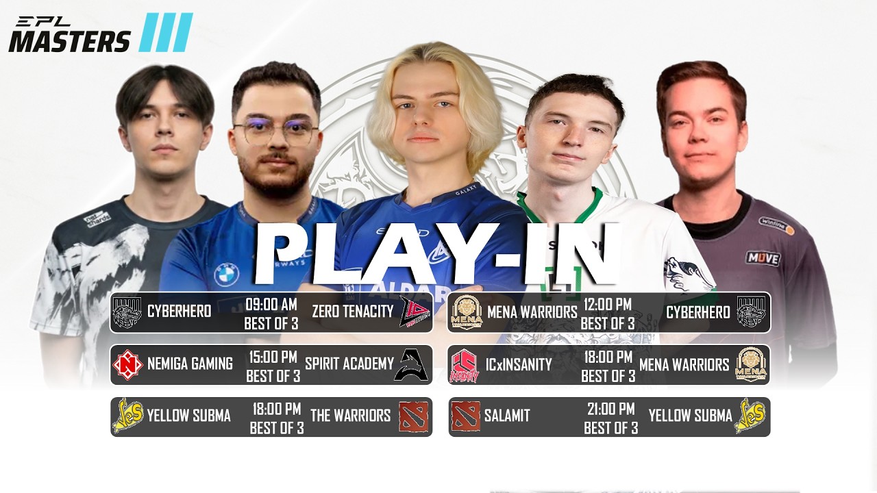 🔴[LIVE] ICXINSANITY vs MENA WARRIORS | Bo3 | PLAY-IN | EPL MASTERS III #dota2live