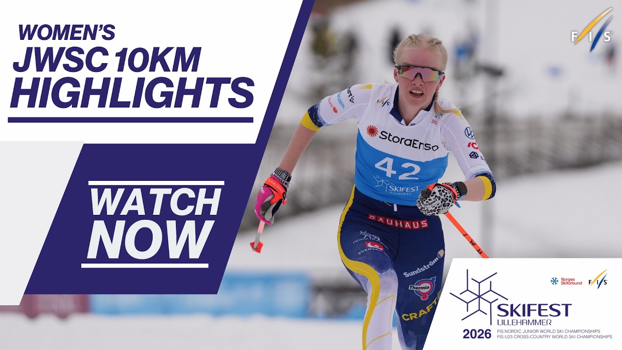 JWSC Women's 10km Interval Start | Highlights | FIS Cross Country