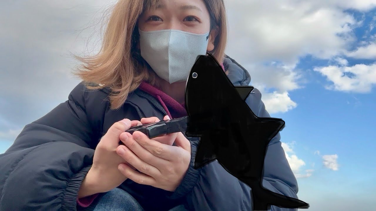 福袋の竿と針で大物釣れた！？【素人釣り女子】#9