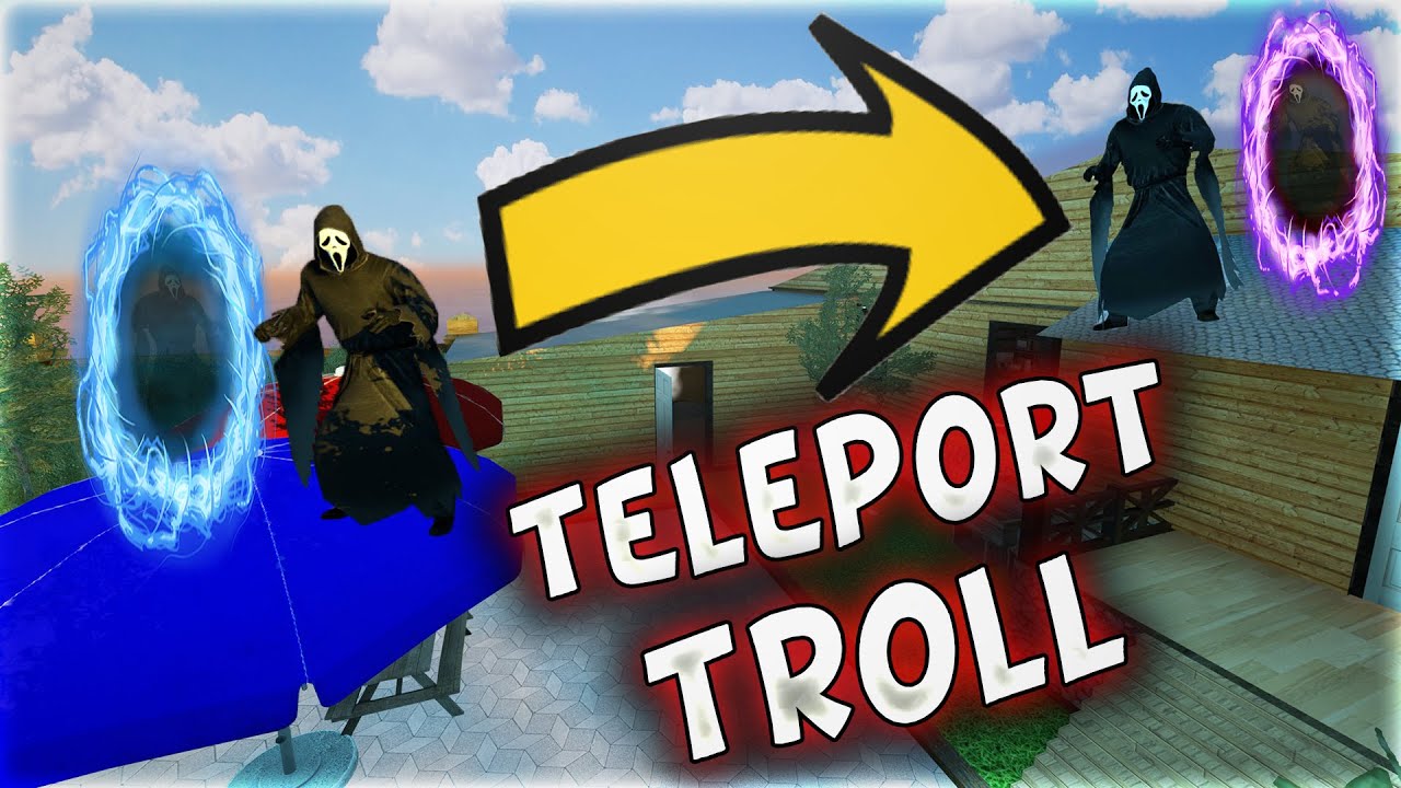 SAKLAMBAÇTA TELEPORT HİLESİ İLE TROLLÜYORUM !!