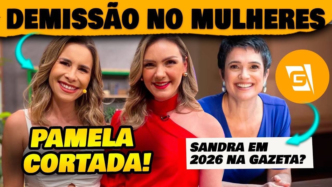 🚨Demissão no programa Mulheres da TV Gazeta! Pamela Domingues é cortada