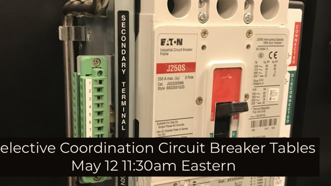 Circuit Breaker Selective Coordination Tables
