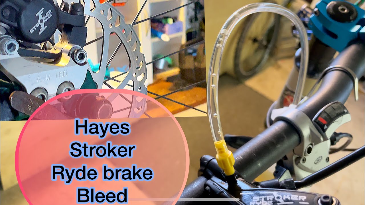 Hayes Stroker Ryde hydraulic brakes bleed On Mountain Bike