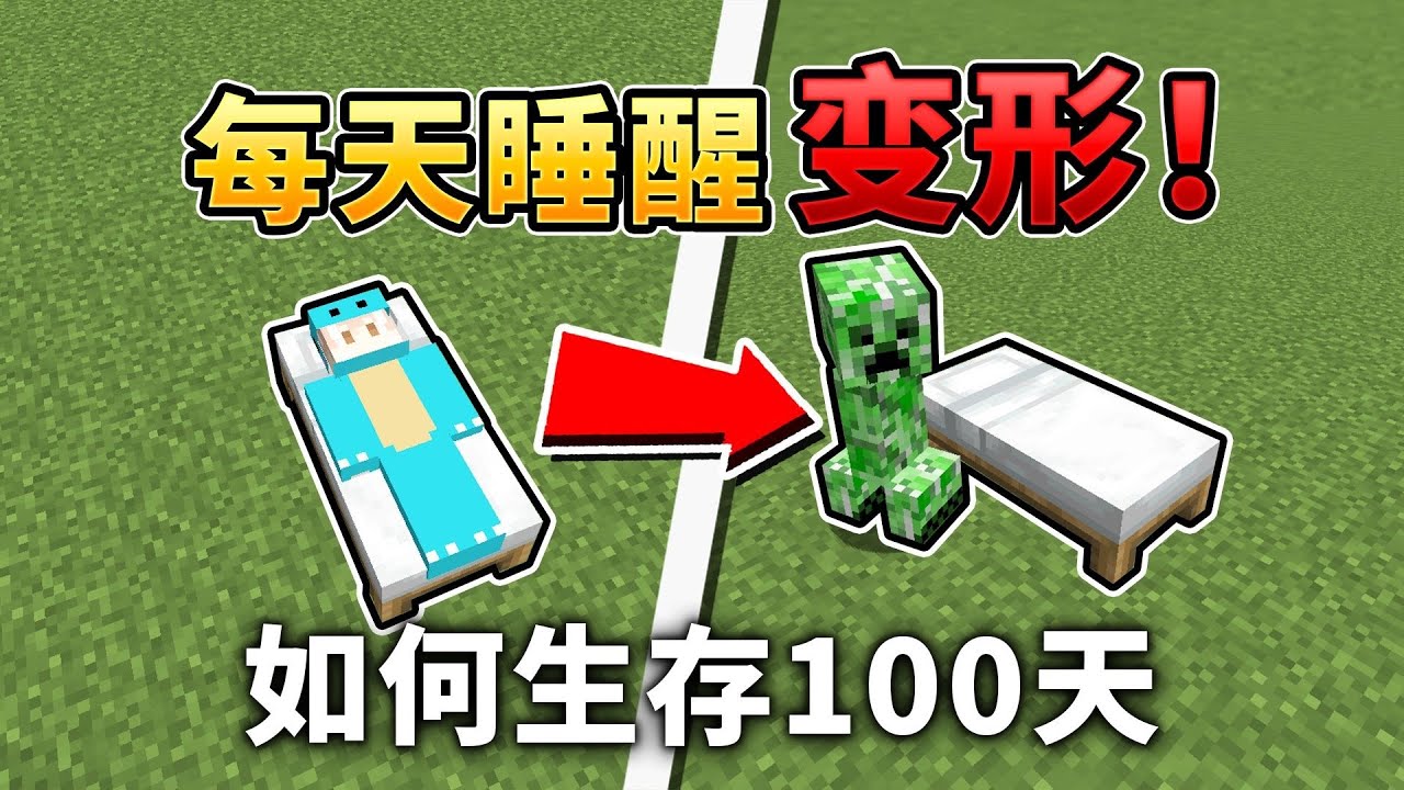 MC:每天睡醒变身成其他生物！该如何生存100天？