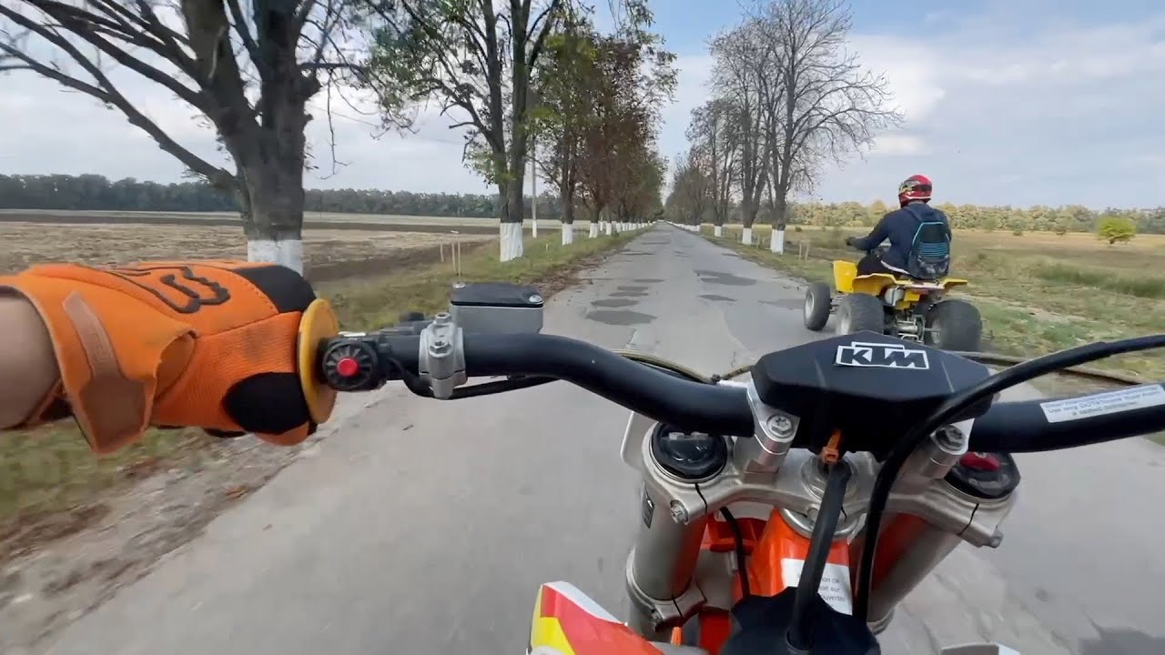 ОСЕННИЙ МОТОКРОСС НА KTM 85 SX И НА YAMAHA YFS 200 !