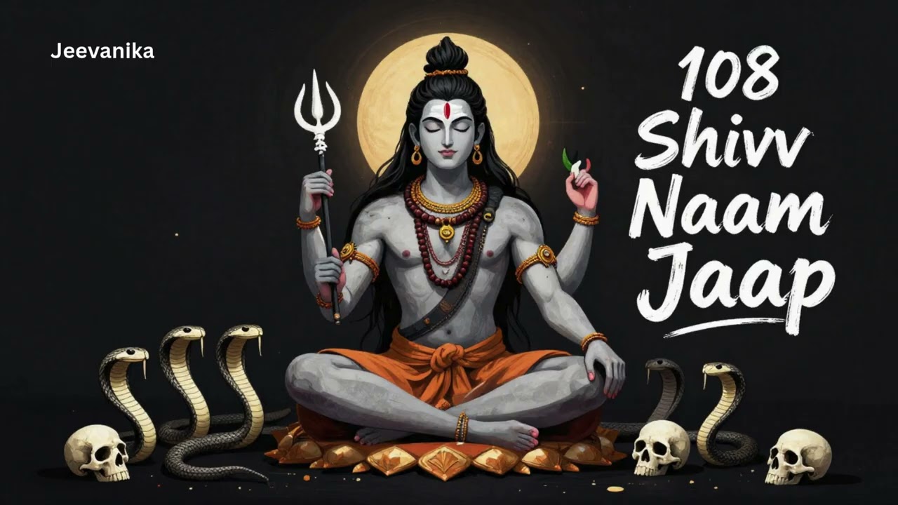 108 Shiv Naam Jaap 🔱 | Mahadev Mantra Chanting | Powerful Shiva Bhajan | Har Har Mahadev