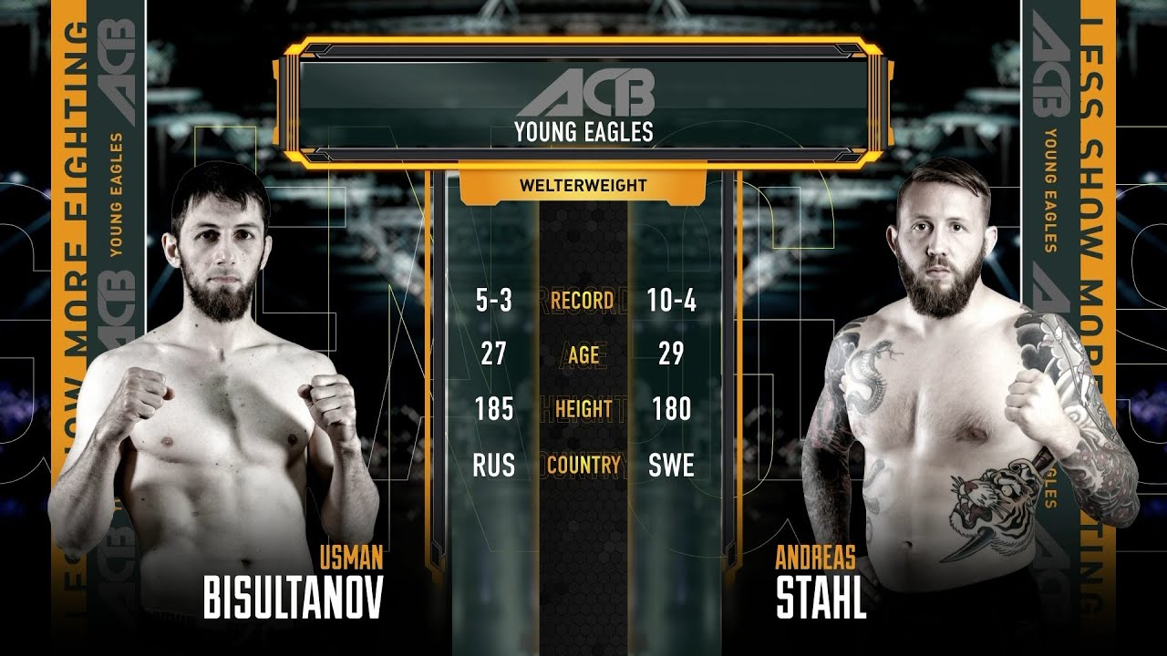Усман Бисултанов vs. Андреас Шталь | Usman Bisultanov vs. Andreas Stahl | ACB 78 - Young Eagles 24