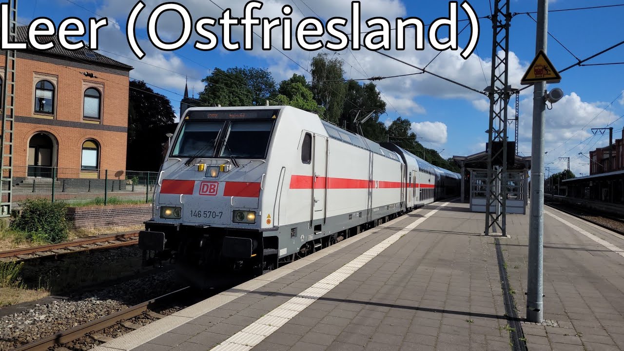 Züge in Leer (Ostfriesland)