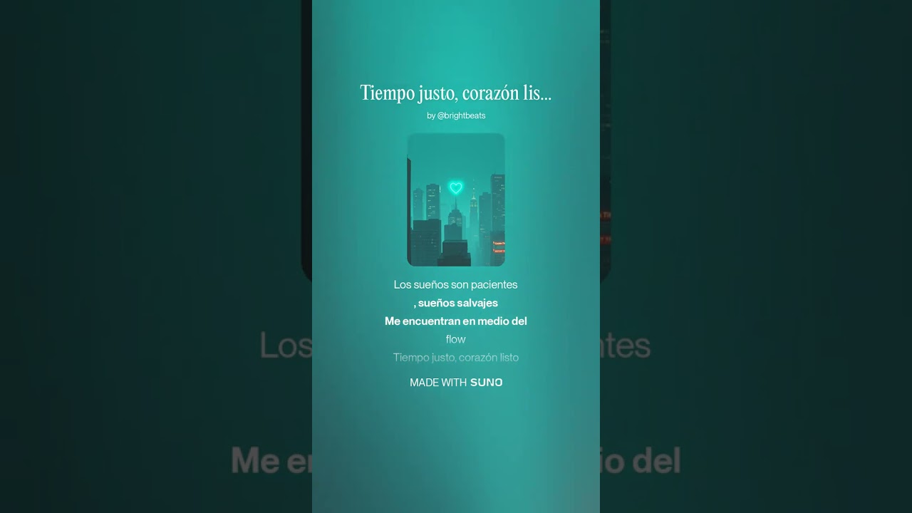 Tiempo justo, corazón listo