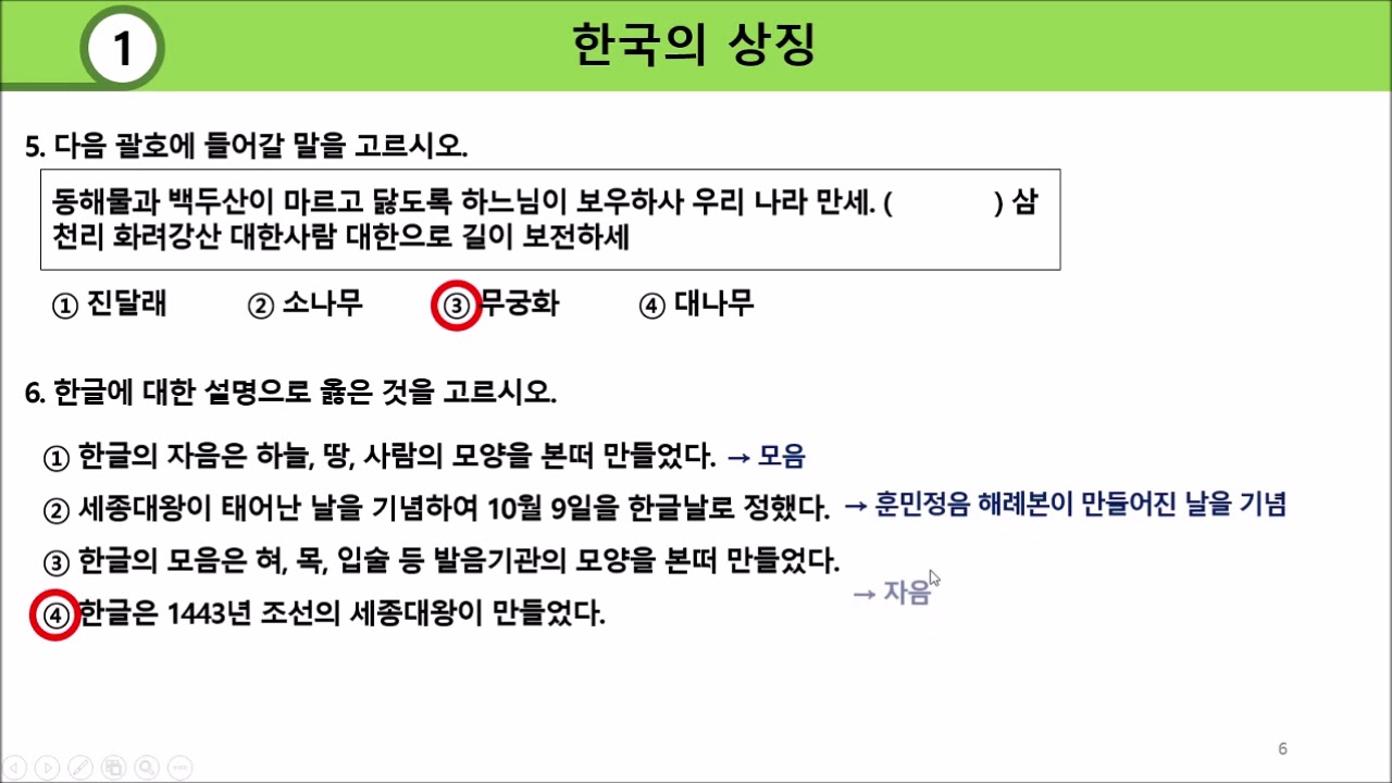 (New)사회통합프로그램 KIIP 5단계 한국사회이해 기본 1과