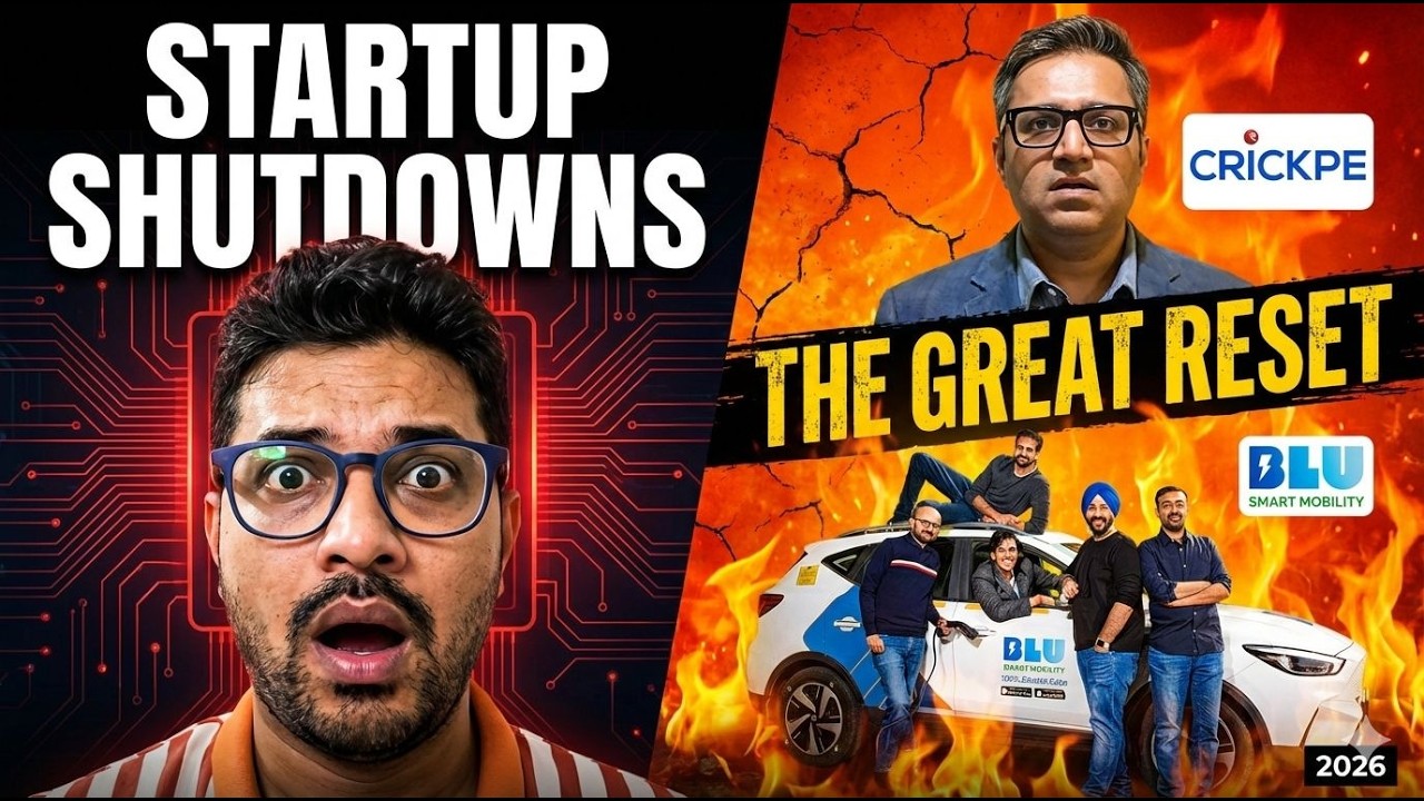 Shutdowns dropped by 80% in 2025. So why did BluSmart and CrickPe still fail?