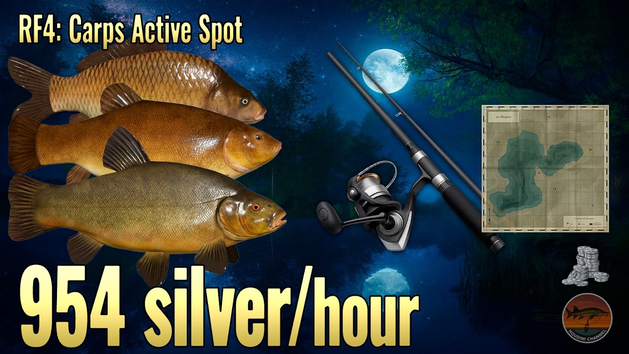 💰 954 Silver in 1 Hour! Tench & F1 Carp at Copper Lake | Feeder Setup Guide | Russian Fishing 4